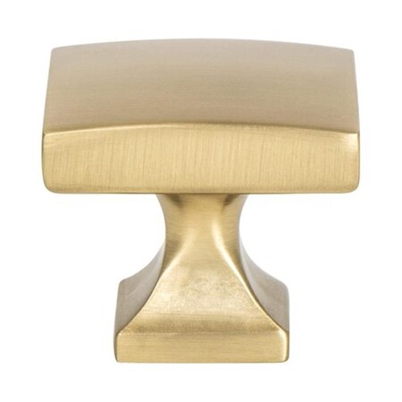 Berenson 1.375 in. Century Edge Knob, Modern Brushed Gold BE1204 1MDB